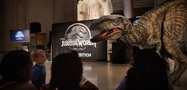 El mundo jurásico cobra vida en muestra en Filadelfia