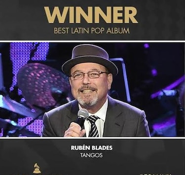 Con ‘Tangos’ Rubén Blades gana otro Grammy