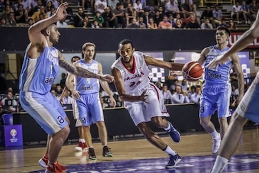 Selección de baloncesto de Panamá pierde ante Uruguay