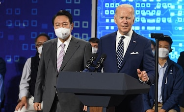 La sombra nuclear de Corea del Norte se cierne sobre la visita de Biden a Seúl