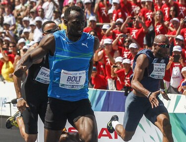 Usain Bolt  gana su primera carrera individual del año
