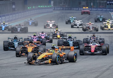 Norris lideró doblete de McLaren en el sprint de Miami, que Antonelli acabó sexto