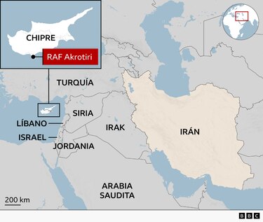 Los mapas que muestran el impacto en Medio Oriente del conflicto entre Israel y Estados Unidos e Irán
