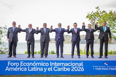 Siete jefes de Estado, un Canal y una región que busca hablar como bloque