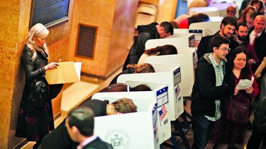 Problemas técnicos y algunas largas filas