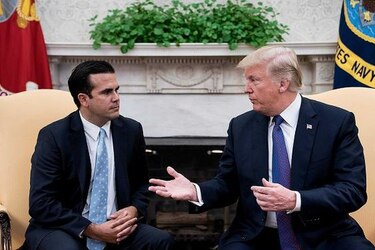 Trump se califica con un 10 por su respuesta en Puerto Rico