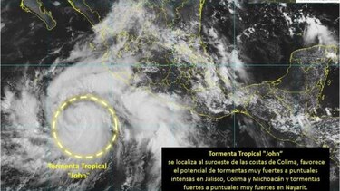 Huracán y dos tormentas tropicales avanzan por el Pacífico