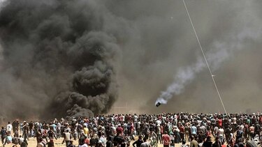 37 palestinos mueren por disparos de soldados israelíes en la Franja de Gaza