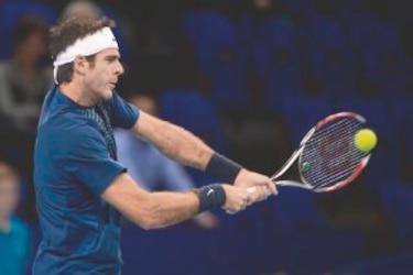 Sólido debut de Del Potro