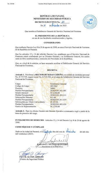 Nombran a Héctor De Sedas como nuevo subdirector de Senafront