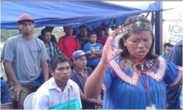 Indígenas y ambientalistas realizan cierres en Bugaba y Boquerón; exigen presencia de Varela