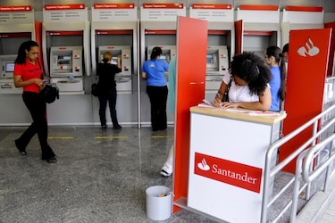 Banco Santander eleva su participación en su filial brasileña al 88.30%