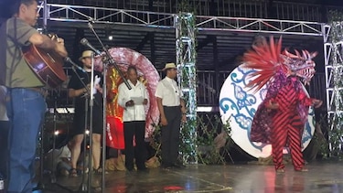 Unos 300 peregrinos participan de noche cultural en Monagrillo