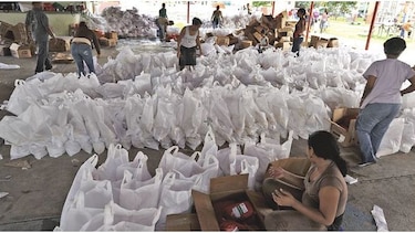 64 empresarios y exfuncionarios van a audiencia por la compra de bolsas de alimentos con fondos del PAN