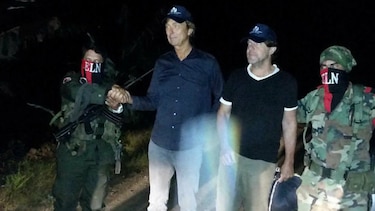 ELN colombiano libera a dos periodistas holandeses
