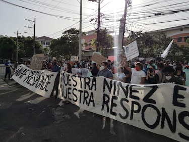 La Policía sofoca manifestación en Senniaf y Cortizo pide que responsables de los abusos sean castigados, pero no anuncia destituciones