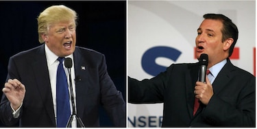 Disputa Cruz-Trump sobre sus esposas sube de tono