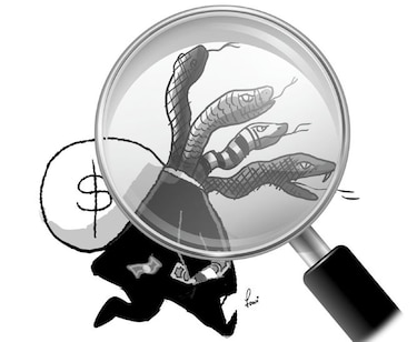 Los tres poderes del Estado, en oscuros agujeros