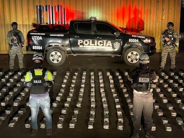 Decomisan 1,450 paquetes de droga en un puerto del Pacífico panameño: rumbo al Reino Unido