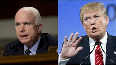 McCain dice que Trump debe disculparse con los veteranos
