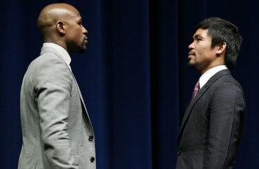 Mayweather Jr. y Pacquiao, cara a cara en Las Vegas