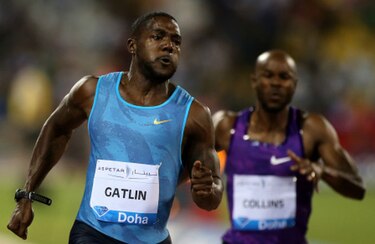 Gatlin no compite en Beijing en medio de polémica con organizadores