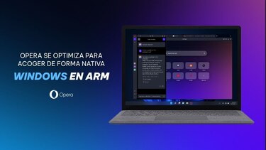 Ya disponible la versión de Opera One nativa para equipos Windows basados en ArmA