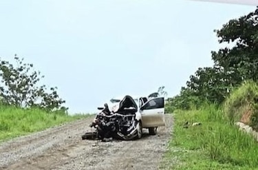 Dos agentes de la Aeronaval mueren en accidente de tránsito en Colón