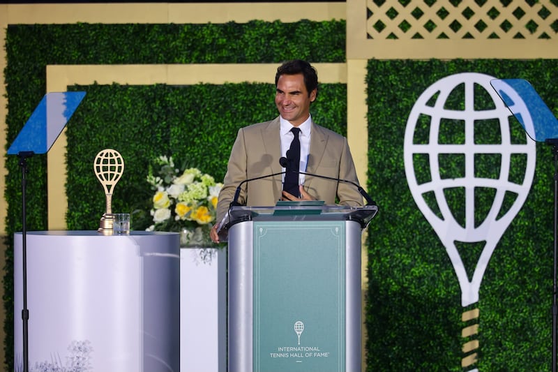 Lágrimas, Mirka, Navratilova y Nadal: así fue el discurso de Federer en Salón de Fama