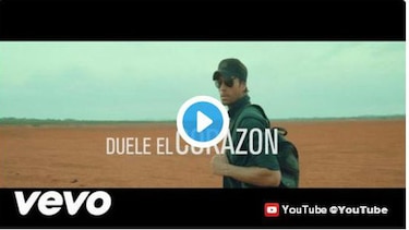 Enrique Iglesias estrena el video que grabó en Panamá para la canción 'Duele el corazón'