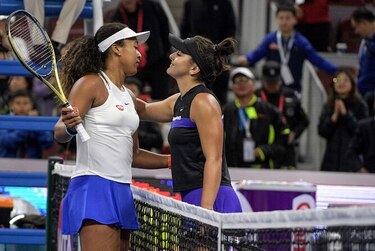 Osaka tuvo que sudar ante Andreescu
