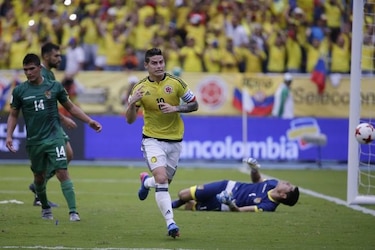 Colombia sufrió pero venció 1-0 a Bolivia