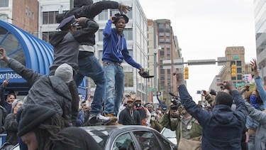 Protestas en Baltimore por la muerte de un afroamericano