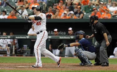 Trumbo y Machado lideran triunfo de los Orioles