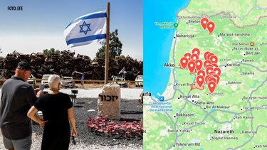 Israel detecta el lanzamiento de 100 cohetes de Hizbulá a lo largo del día, la población se entera por la aplicación móvil Tzofar
