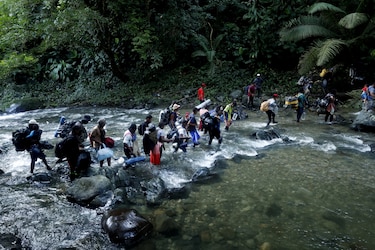 Cruzaron ya el Darién casi la misma cifra de migrantes que en 5 meses de 2022
