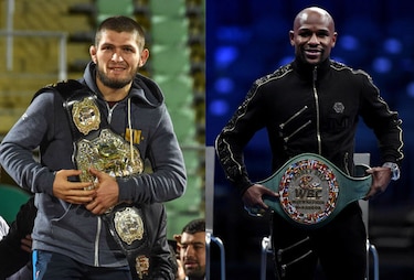 Mayweather solo piensa en grandes ganancias; acepta enfrentar al ruso Khabib