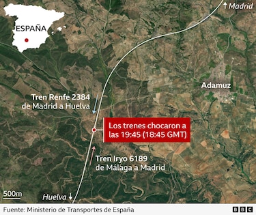 Cómo ocurrió el accidente y otras 4 preguntas clave sobre el fatal descarrilamiento y choque de trenes en España