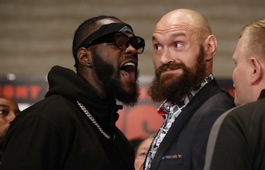 Leyendas de los pesados apuestan por victoria de Wilder ante Fury