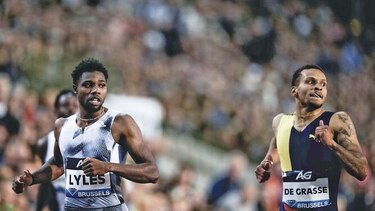 Lyles y Ortega brillan en la Liga Diamante de Bruselas