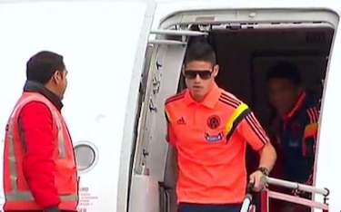Jugadores de Colombia son recibidos como héroes