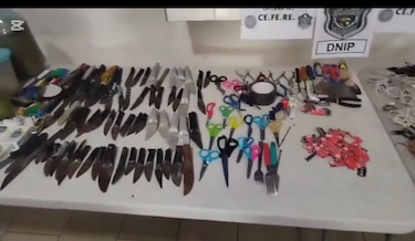 Encuentran 72 cuchillos artesanales dentro del Centro Femenino de Rehabilitación 