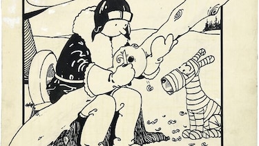 $1 millón por dibujo de la primera portada de Tintín