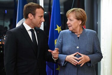 Merkel dispuesta a trabajar con Macron para reformar Europa