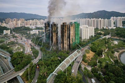 El incendio en Hong Kong deja ya 151 muertos y 13 arrestados por homicidio imprudente