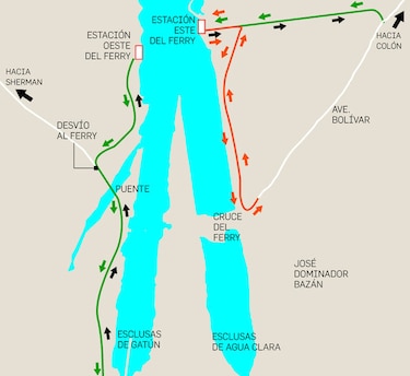 ACP habilita 'ferry' por trabajos en la nueva esclusa de Agua Clara
