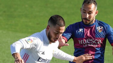 Zinedine Zidane resalta actuación de Hazard en goleada al Huesca