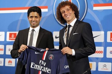 David Luiz es presentado por el Paris Saint-Germain
