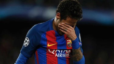 Neymar se perderá el clásico Barcelona-Real Madrid