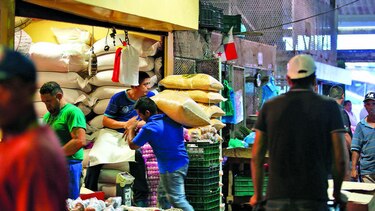 Un ajetreado mercado